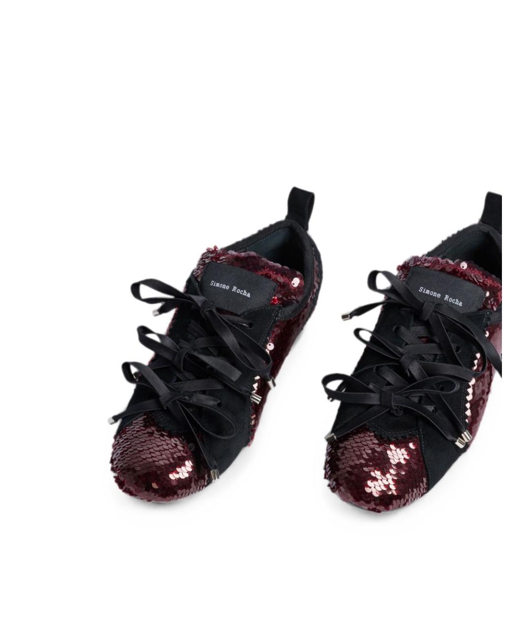 SIMONE ROCHA Бордовые кроссовки, фото 2