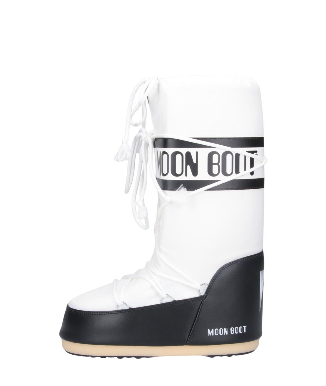 MOON BOOT Белые синтетические сапоги, фото 3