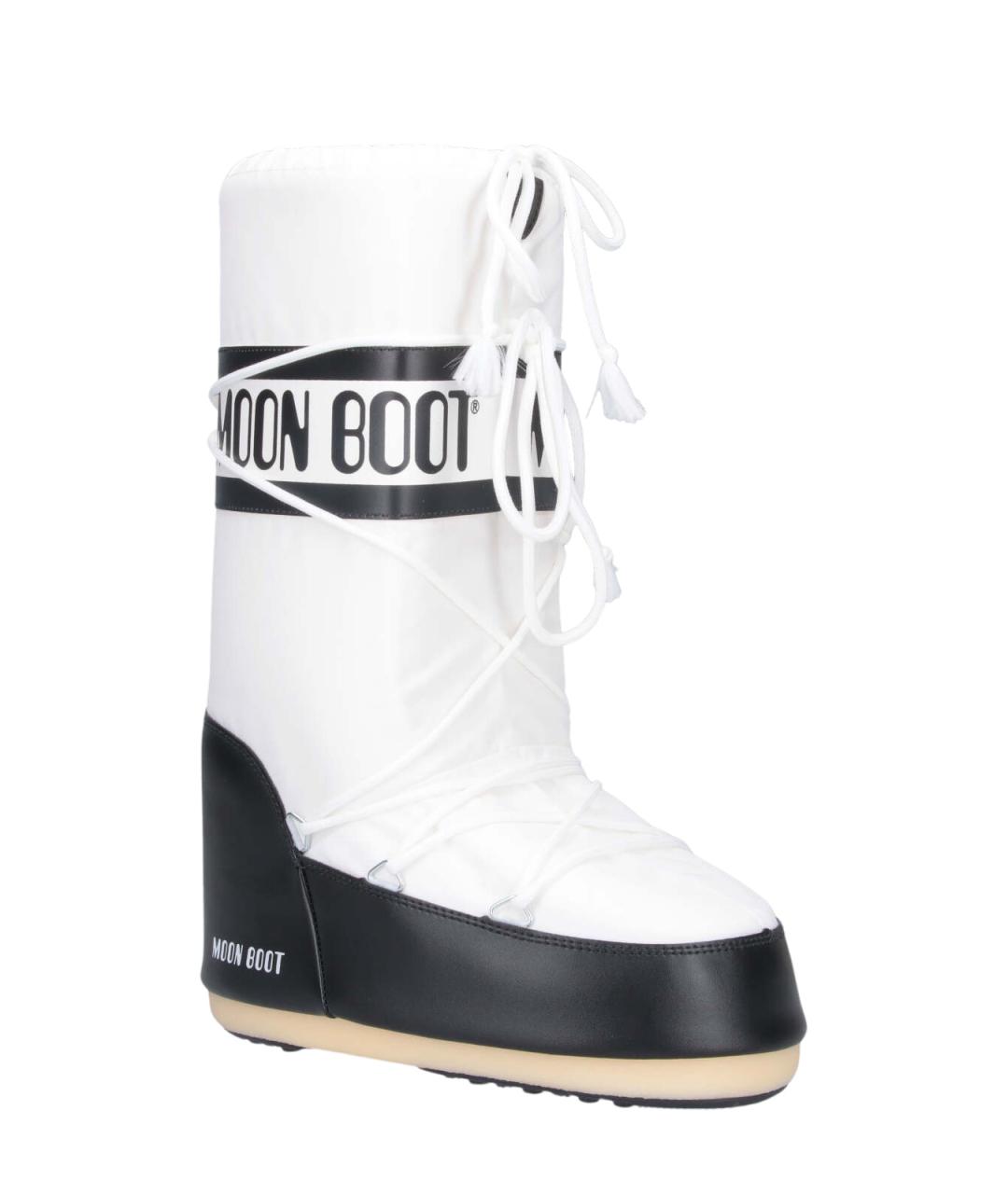 MOON BOOT Белые синтетические сапоги, фото 2