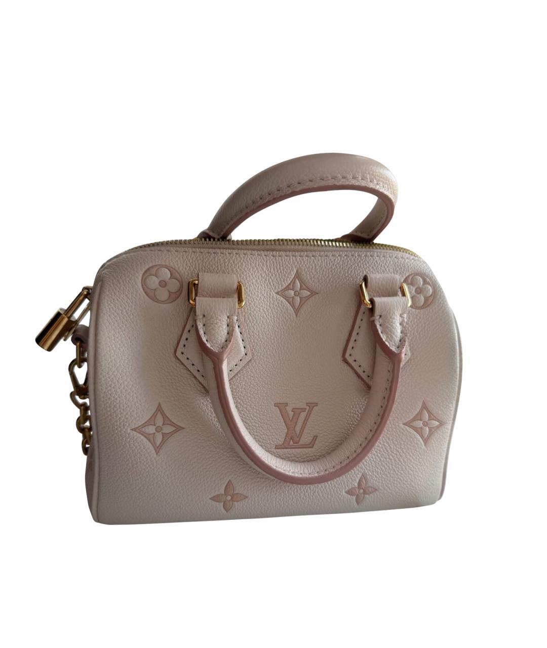 LOUIS VUITTON Розовая кожаная сумка через плечо, фото 1