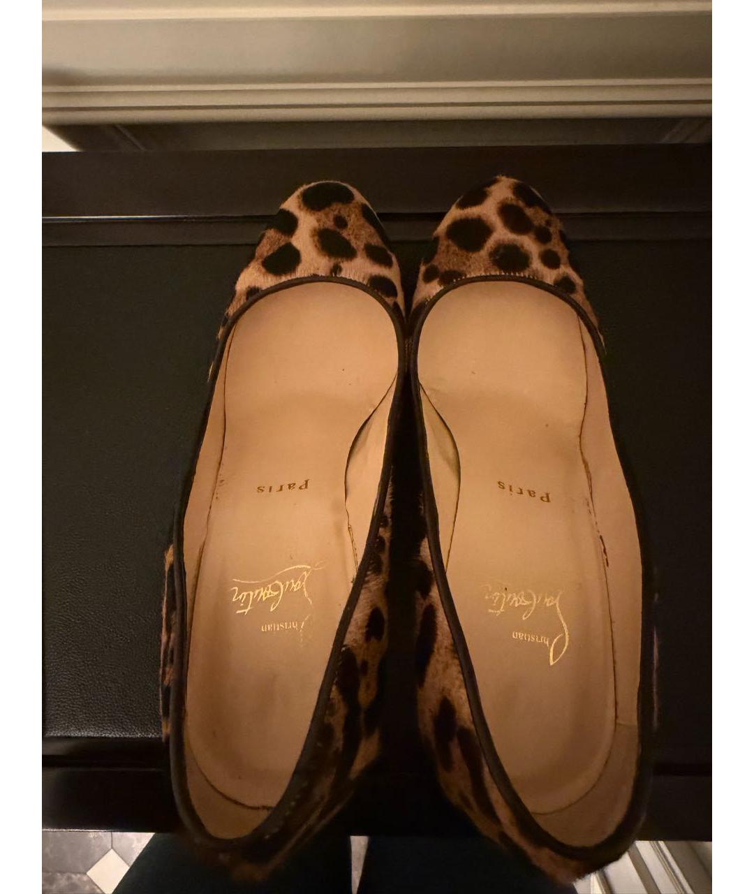 CHRISTIAN LOUBOUTIN Мульти кожаные туфли, фото 3