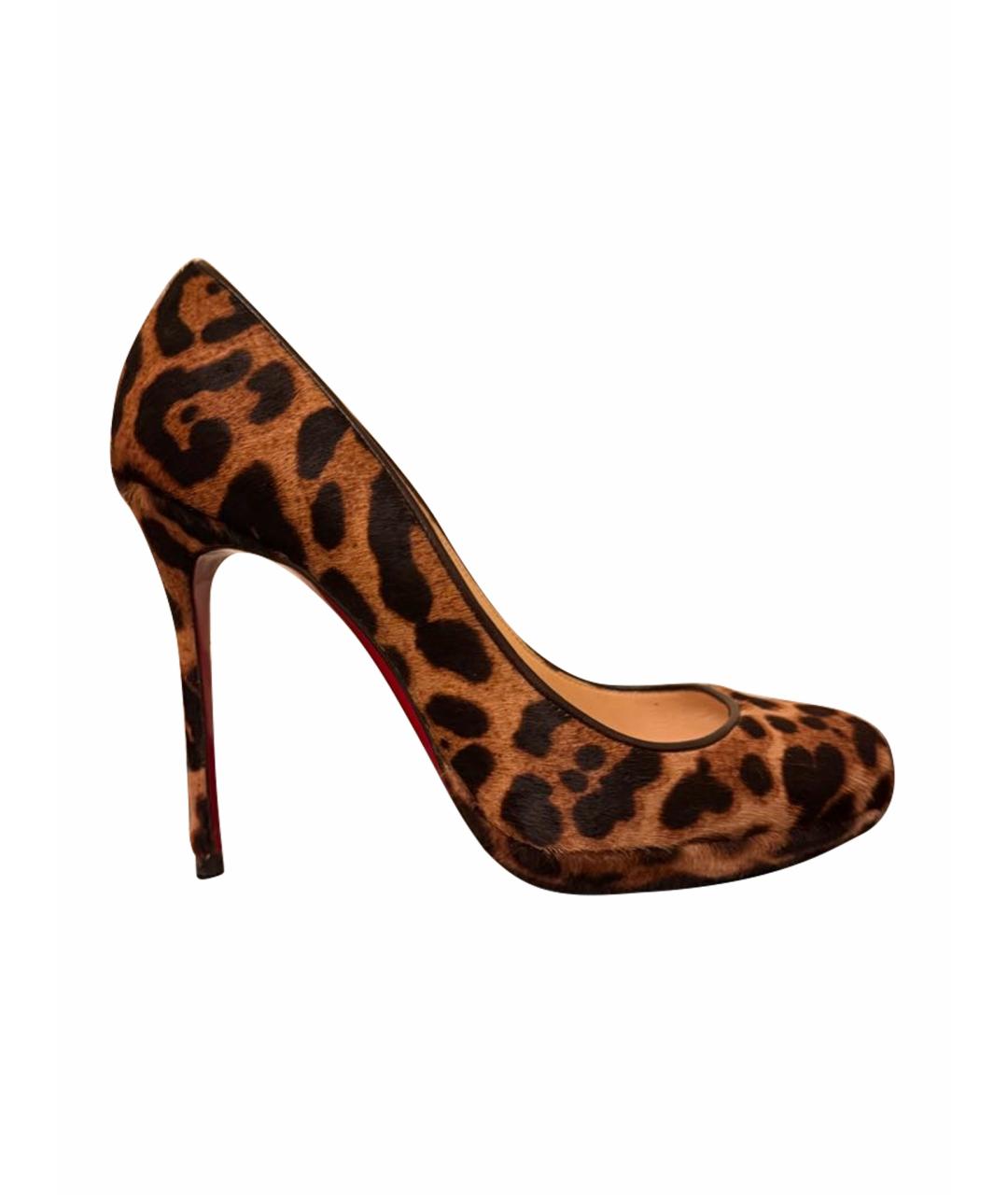 CHRISTIAN LOUBOUTIN Мульти кожаные туфли, фото 1