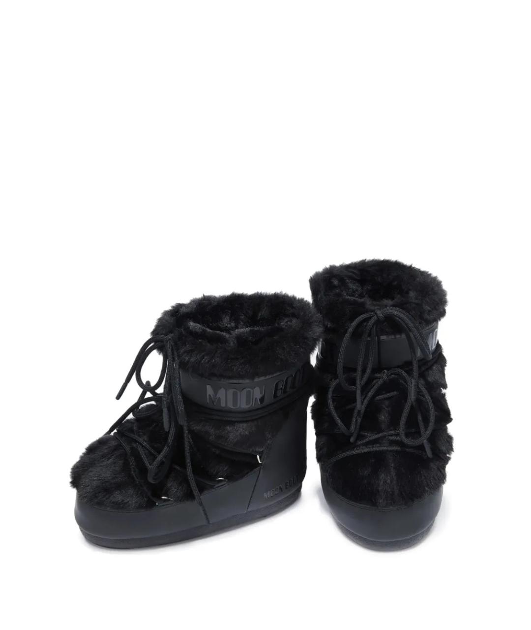 MOON BOOT Черные сапоги, фото 3