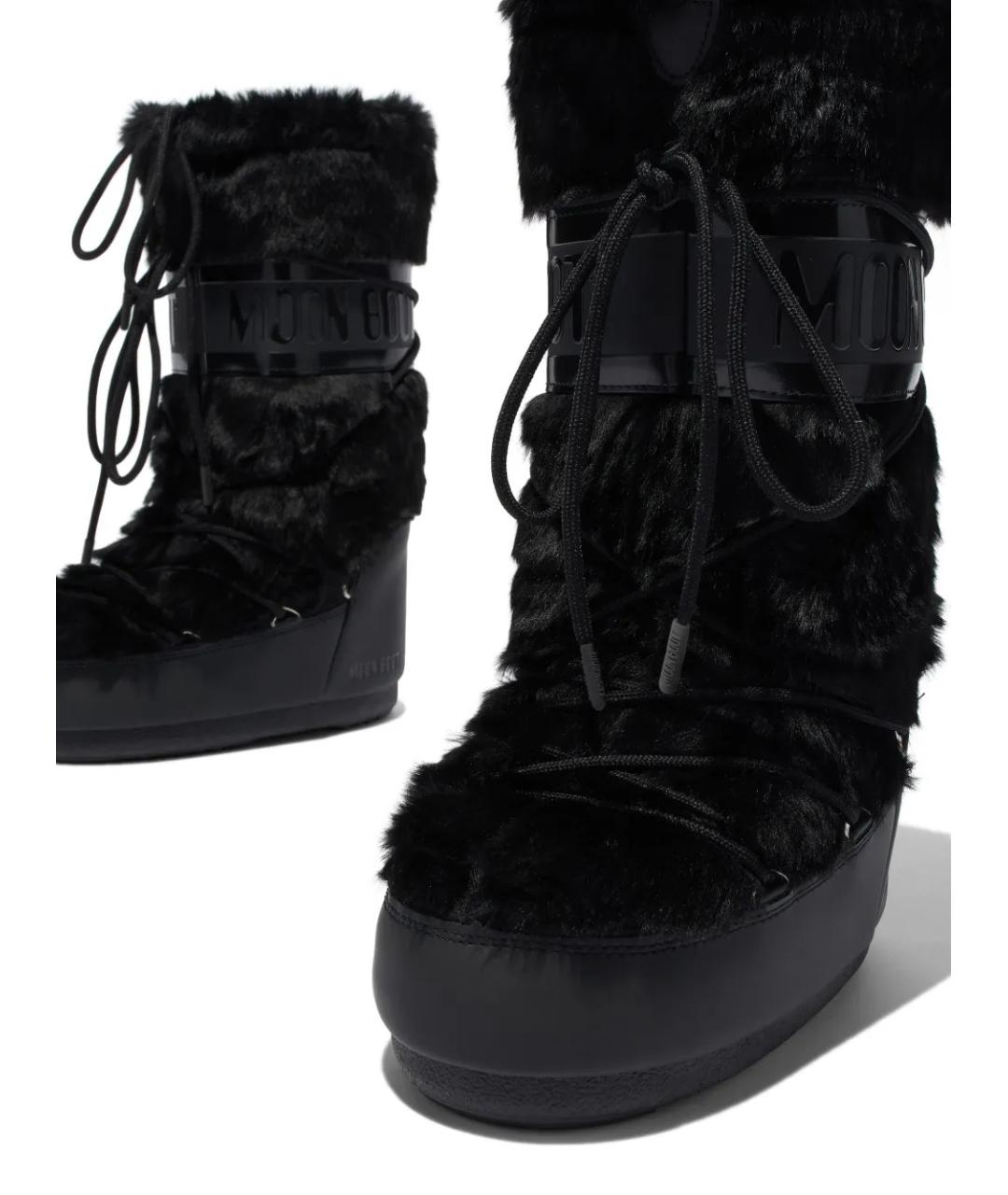 MOON BOOT Черные сапоги, фото 4