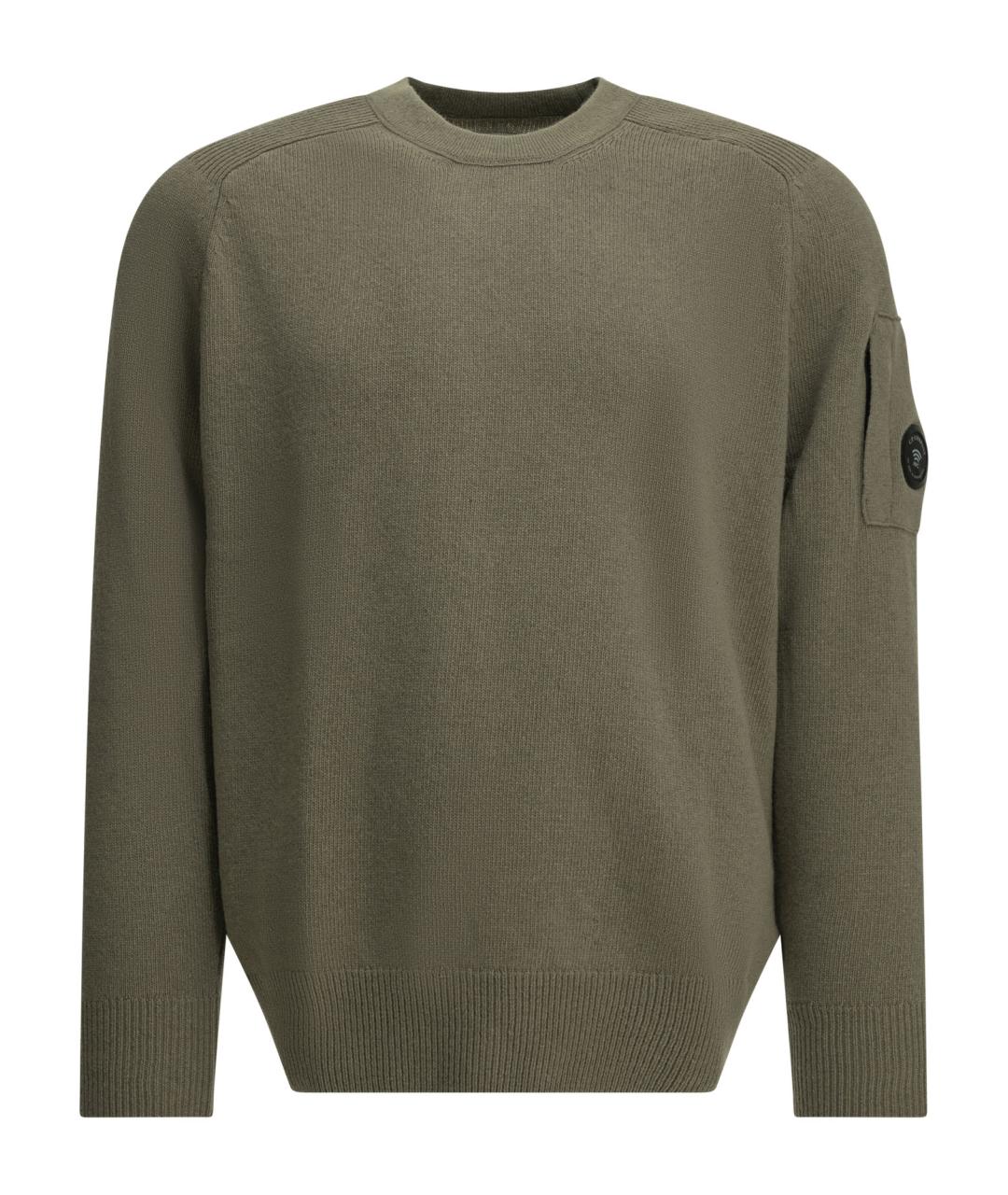 CP COMPANY Хаки шерстяной джемпер / свитер, фото 1