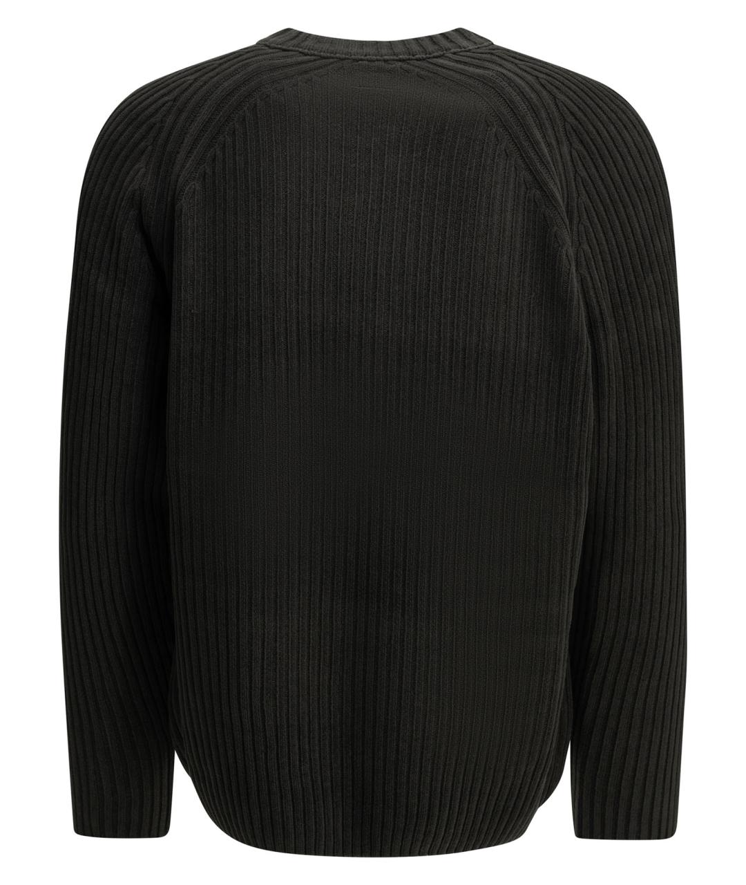 CP COMPANY Черный хлопковый джемпер / свитер, фото 2