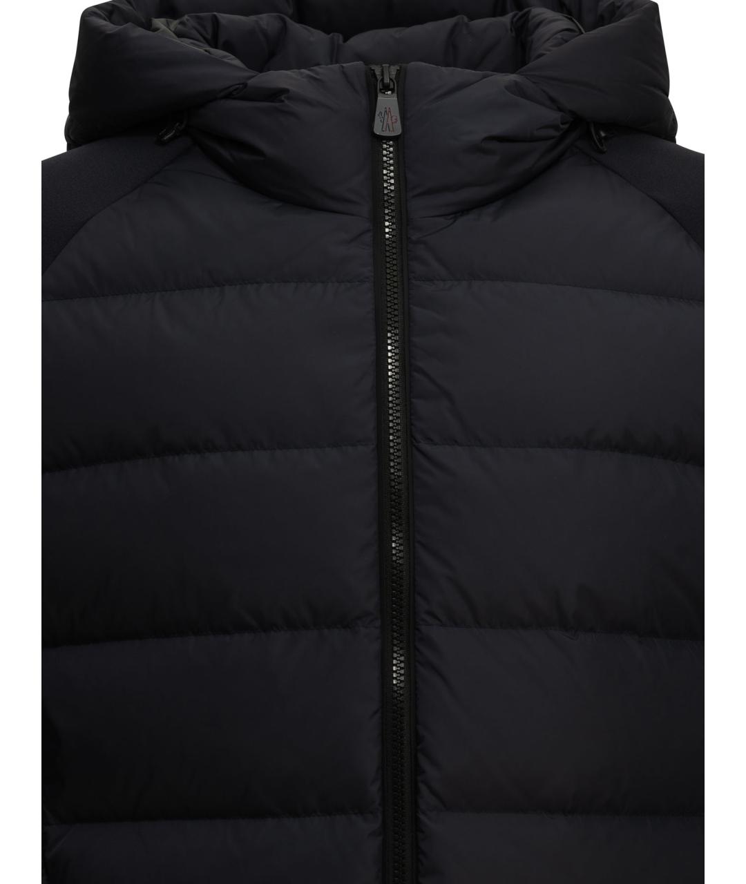 MONCLER GRENOBLE Темно-синяя полиэстеровая куртка, фото 3