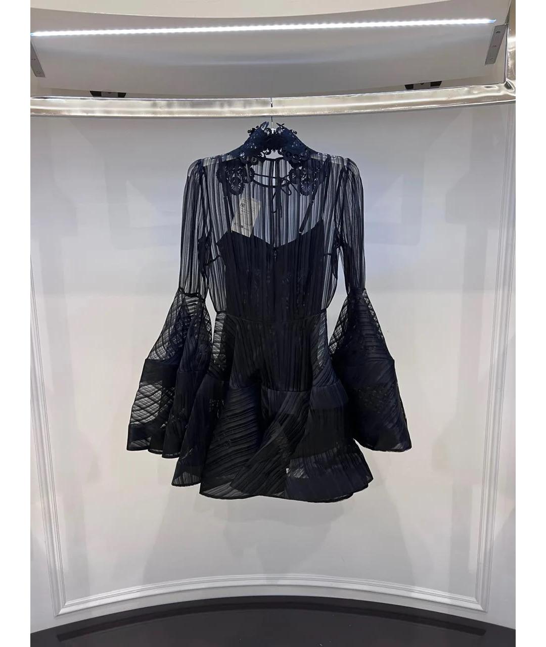 ZIMMERMANN Черное коктейльное платье, фото 3