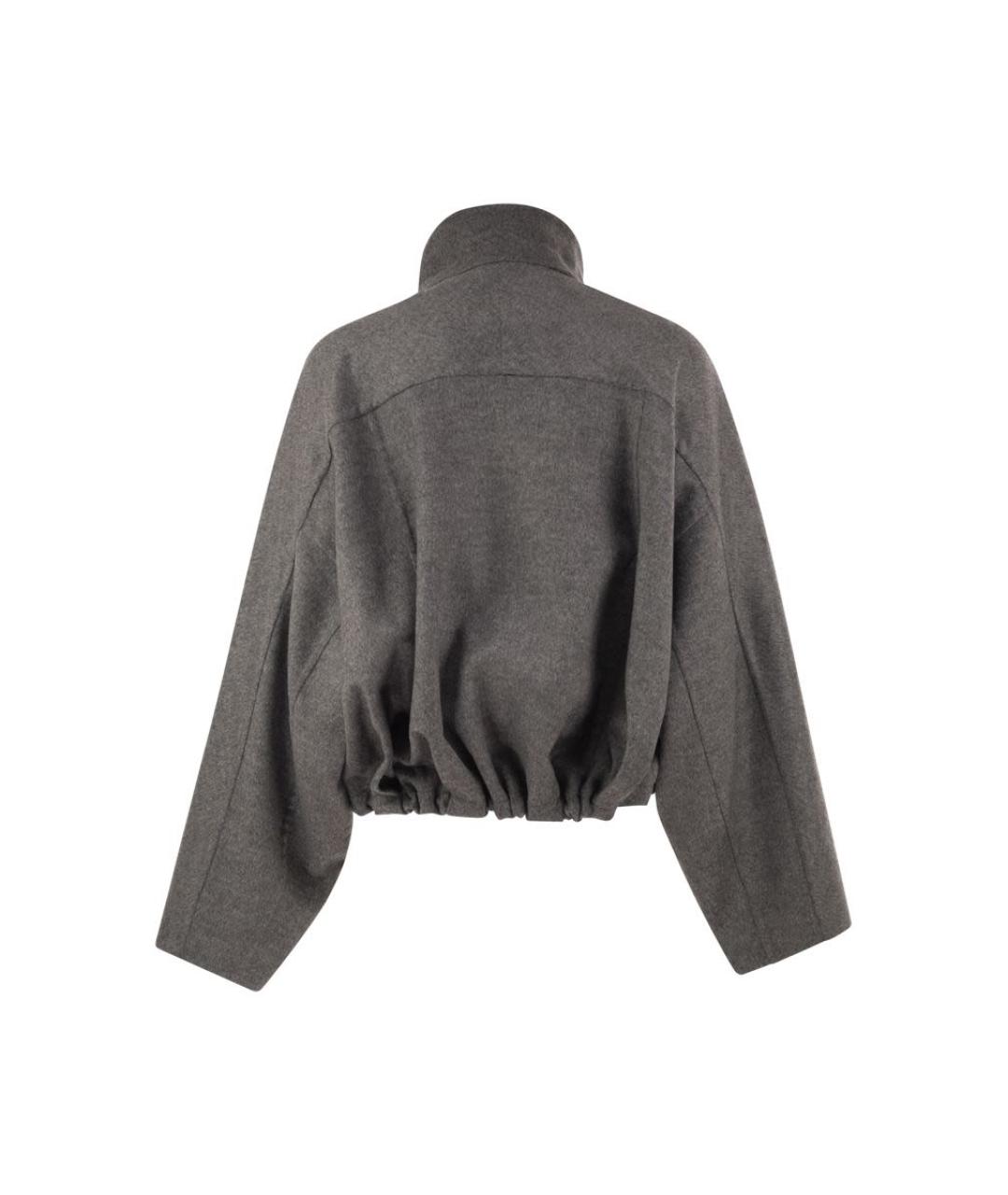 BRUNELLO CUCINELLI Антрацитовая шерстяная куртка, фото 2