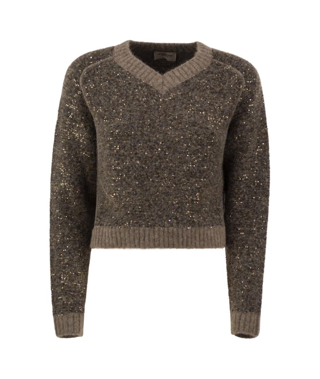 WEEKEND MAX MARA Коричневый джемпер / свитер, фото 1