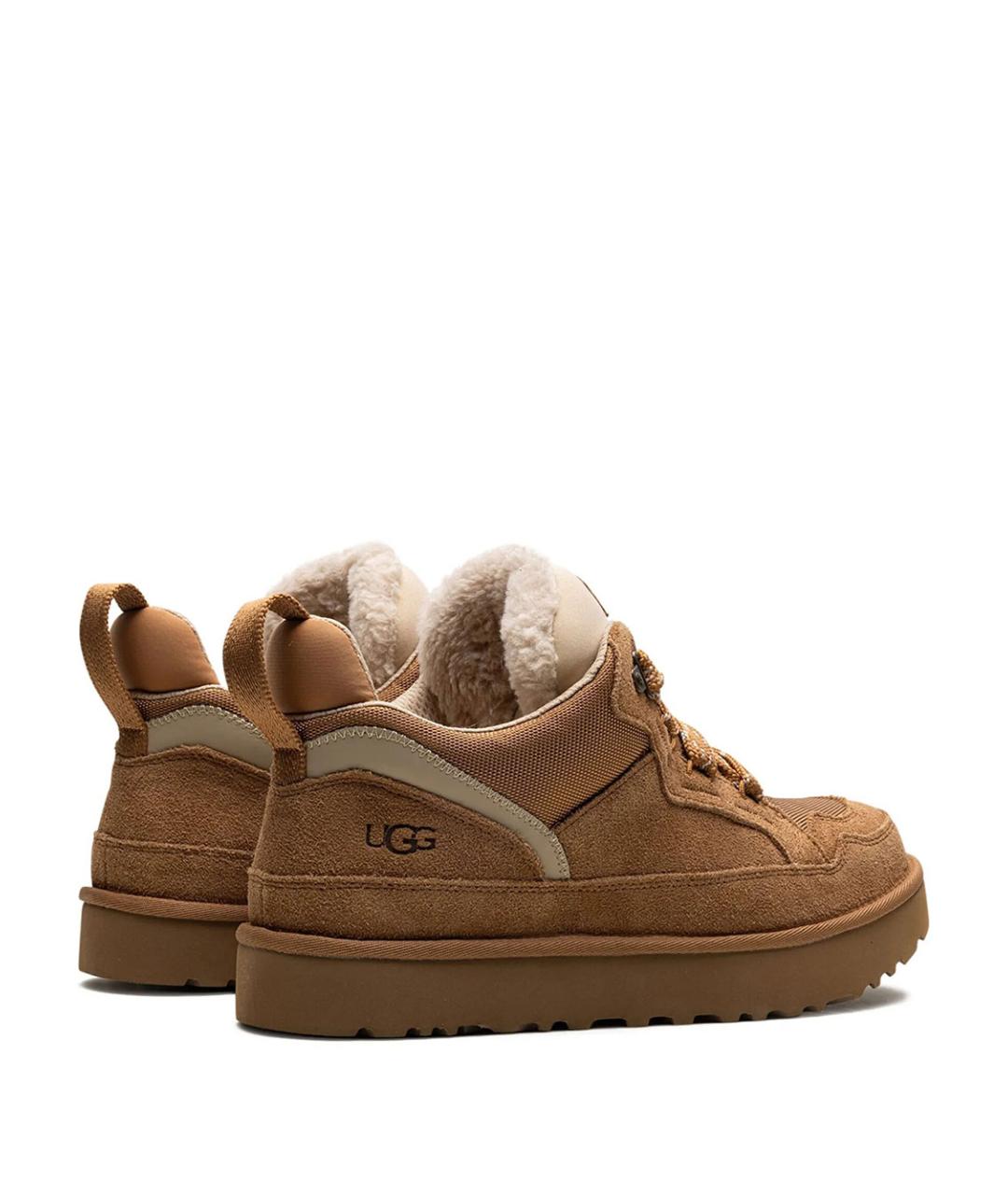 UGG Коричневые замшевые низкие кроссовки / кеды, фото 2