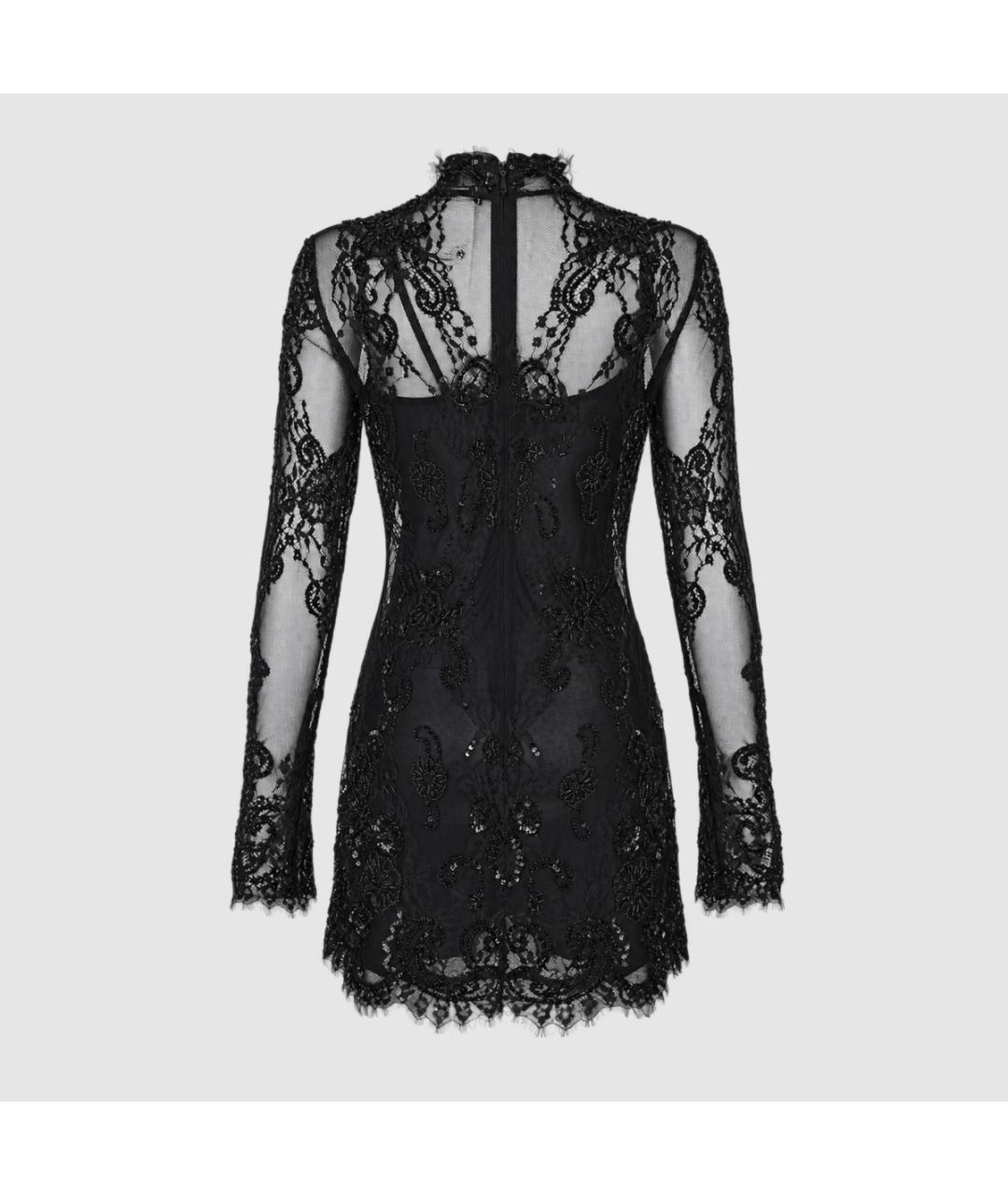 BLUMARINE Черное полиамидовое вечернее платье, фото 2