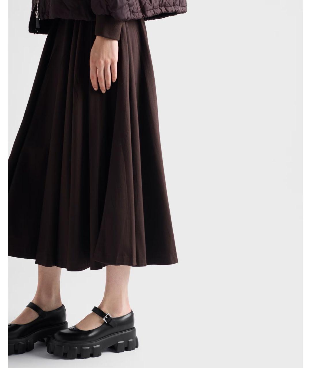 PRADA Черные кожаные туфли, фото 6