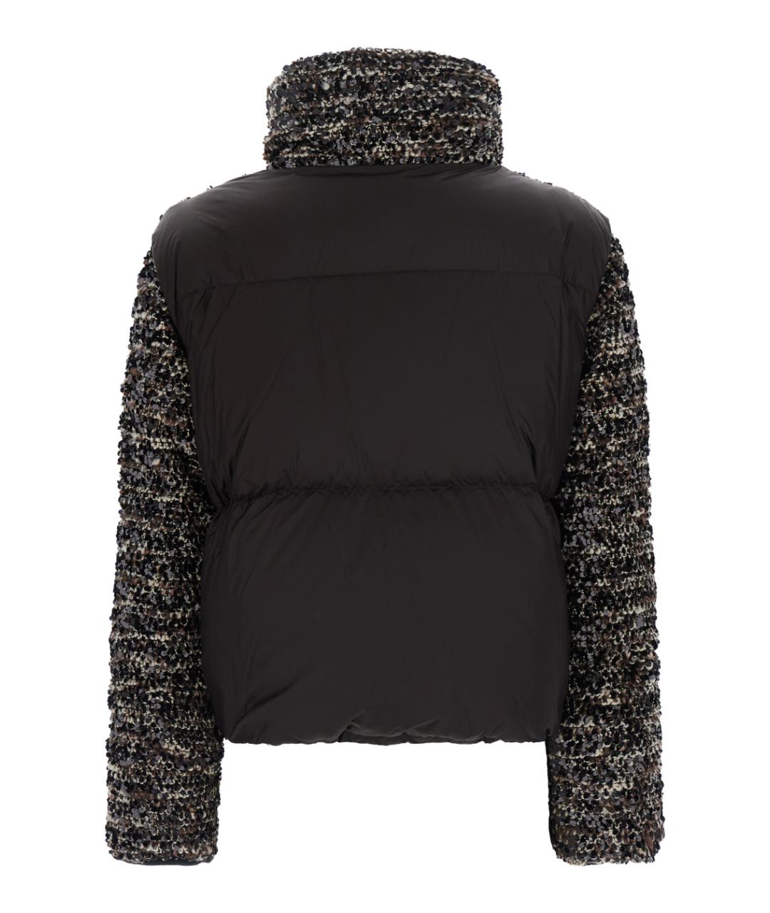 MONCLER Коричневый пуховик, фото 2