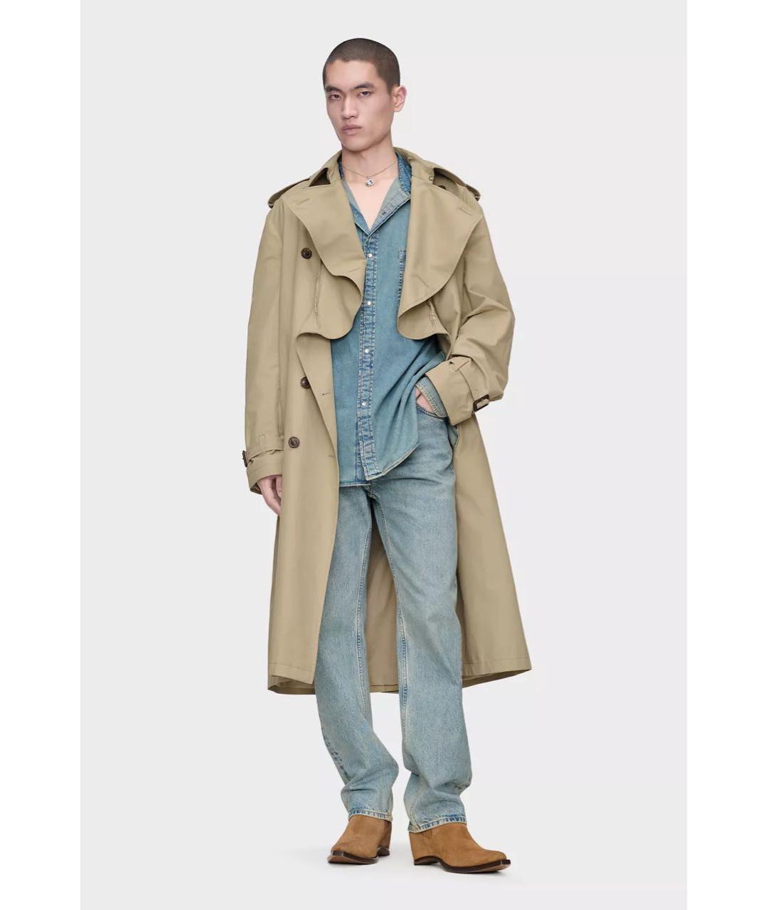 MAISON MARGIELA Коричневые замшевые высокие ботинки, фото 5