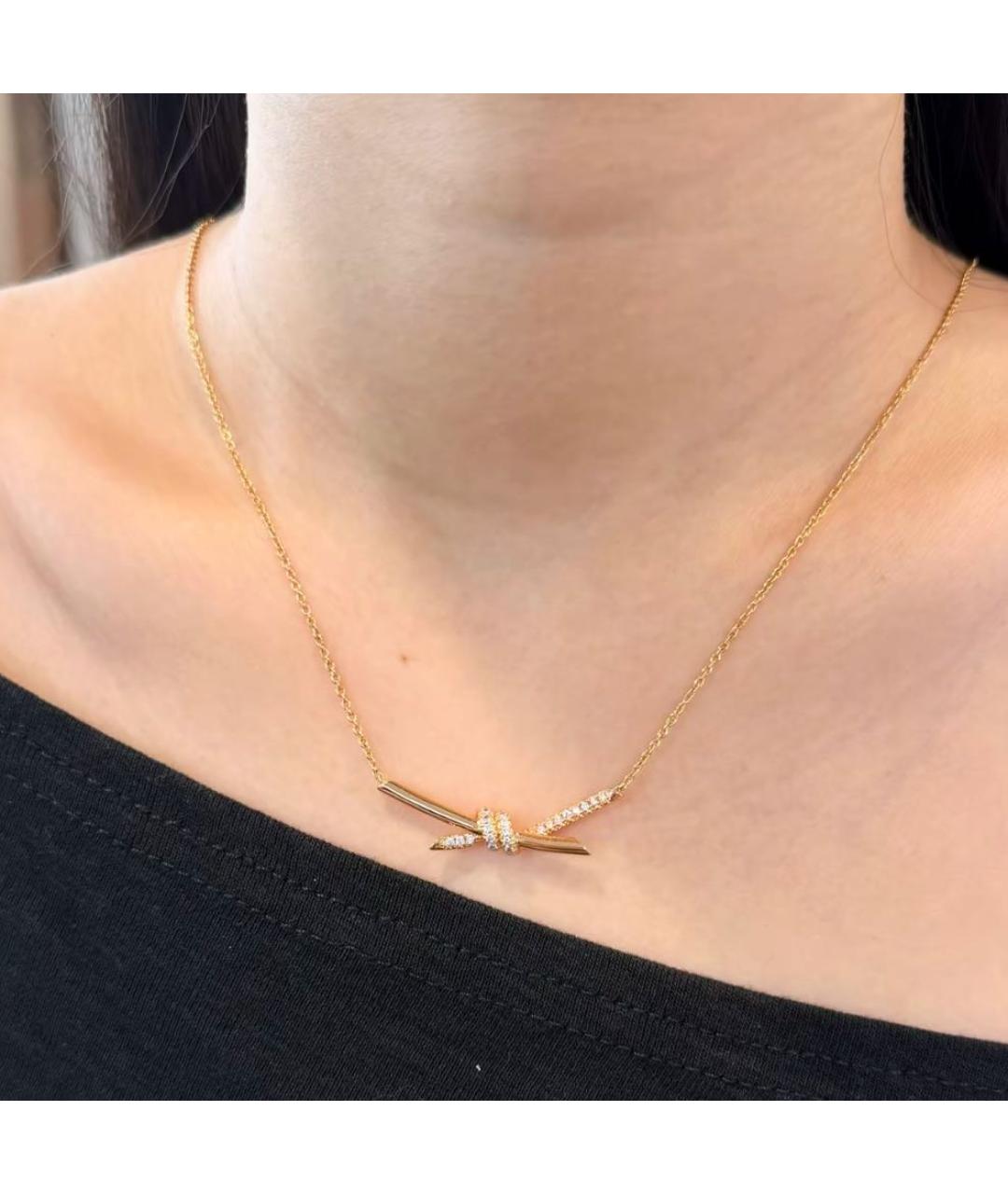 TIFFANY&CO Золотое колье из желтого золота, фото 4
