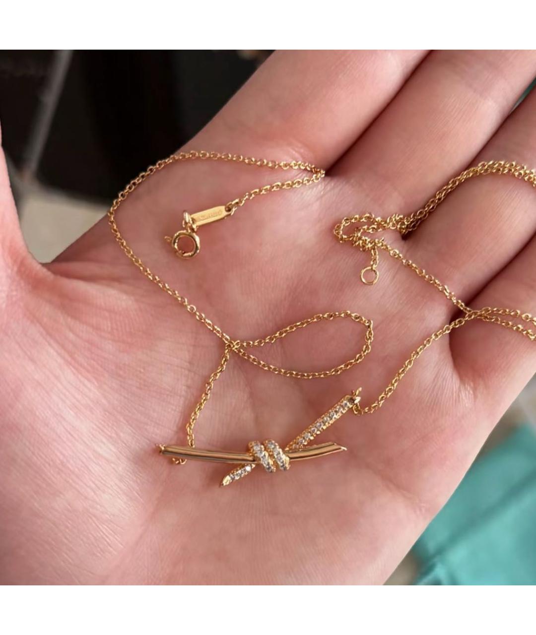TIFFANY&CO Золотое колье из желтого золота, фото 2