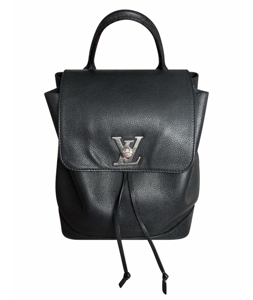 LOUIS VUITTON Черный кожаный рюкзак, фото 1