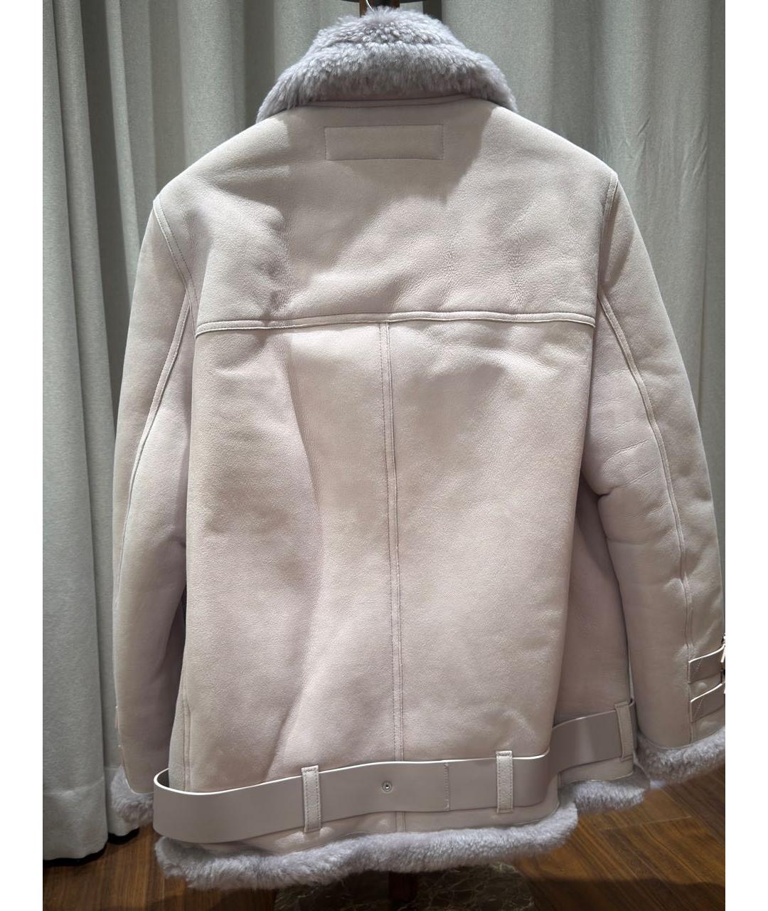 ACNE STUDIOS Розовая меховая дубленка, фото 2