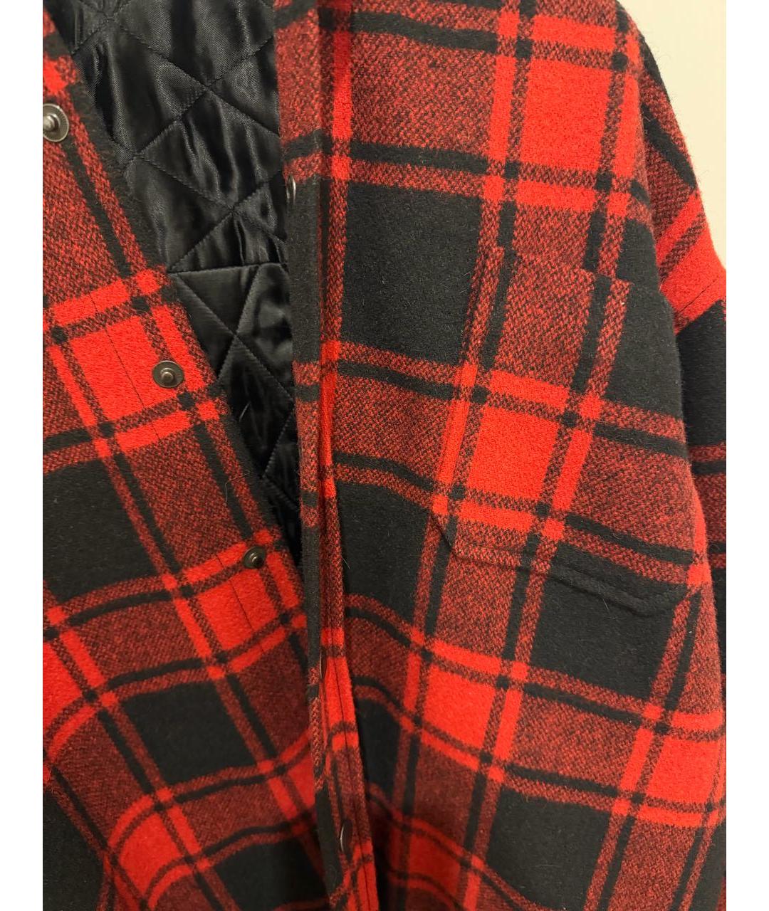 VETEMENTS Красная шерстяная куртка, фото 3