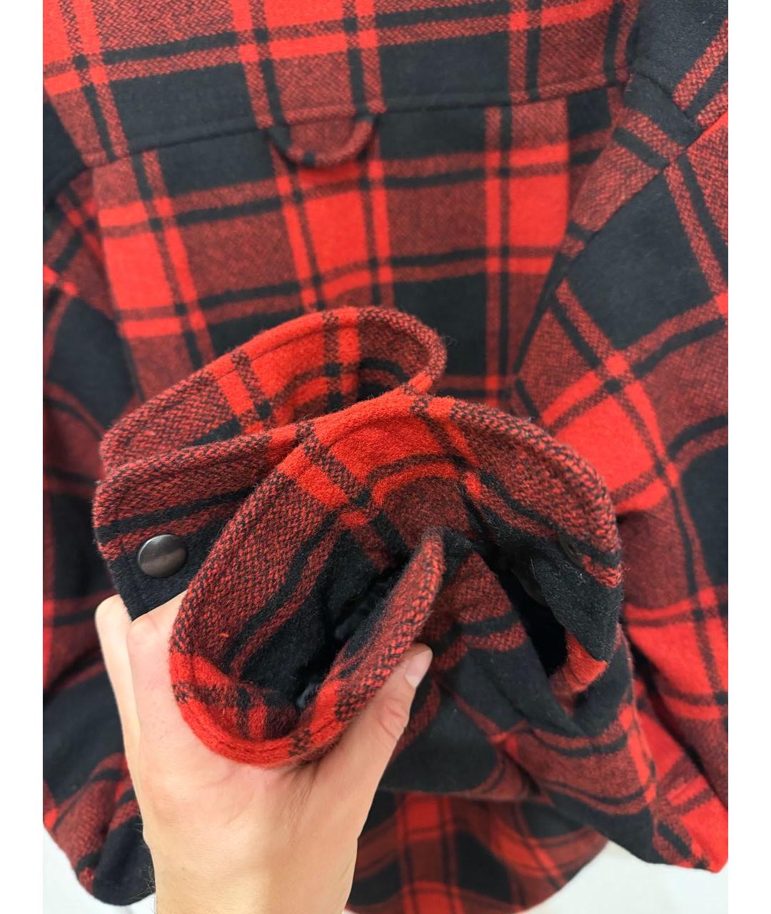 VETEMENTS Красная шерстяная куртка, фото 5