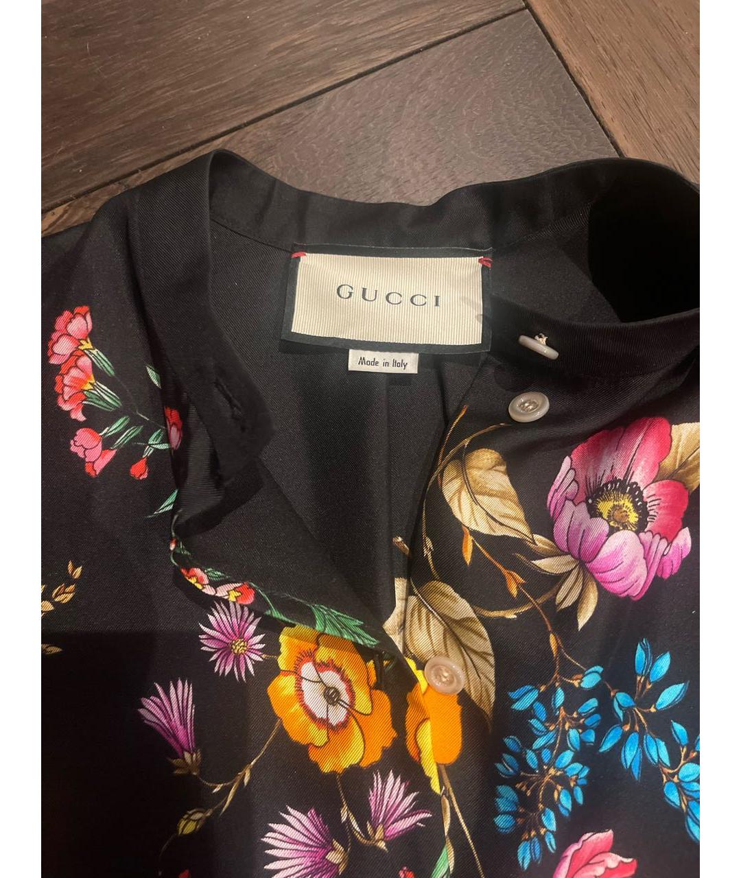 GUCCI Черное шелковое платье, фото 3