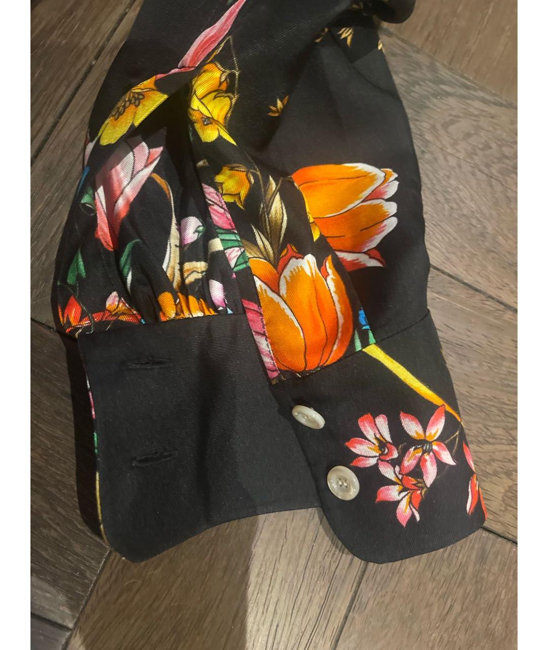 GUCCI Черное шелковое платье, фото 4