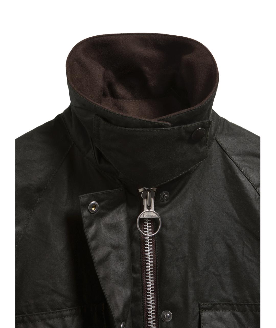 BARBOUR Зеленая хлопковая куртка, фото 8