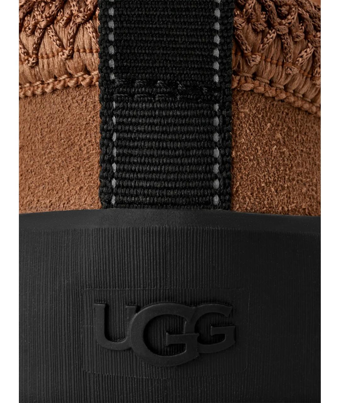 UGG Коричневые замшевые низкие ботинки, фото 7