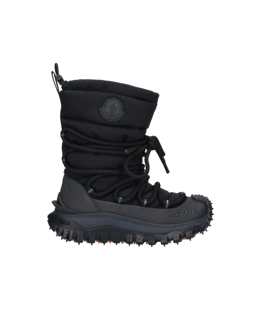 MONCLER Черные синтетические сапоги, фото 6