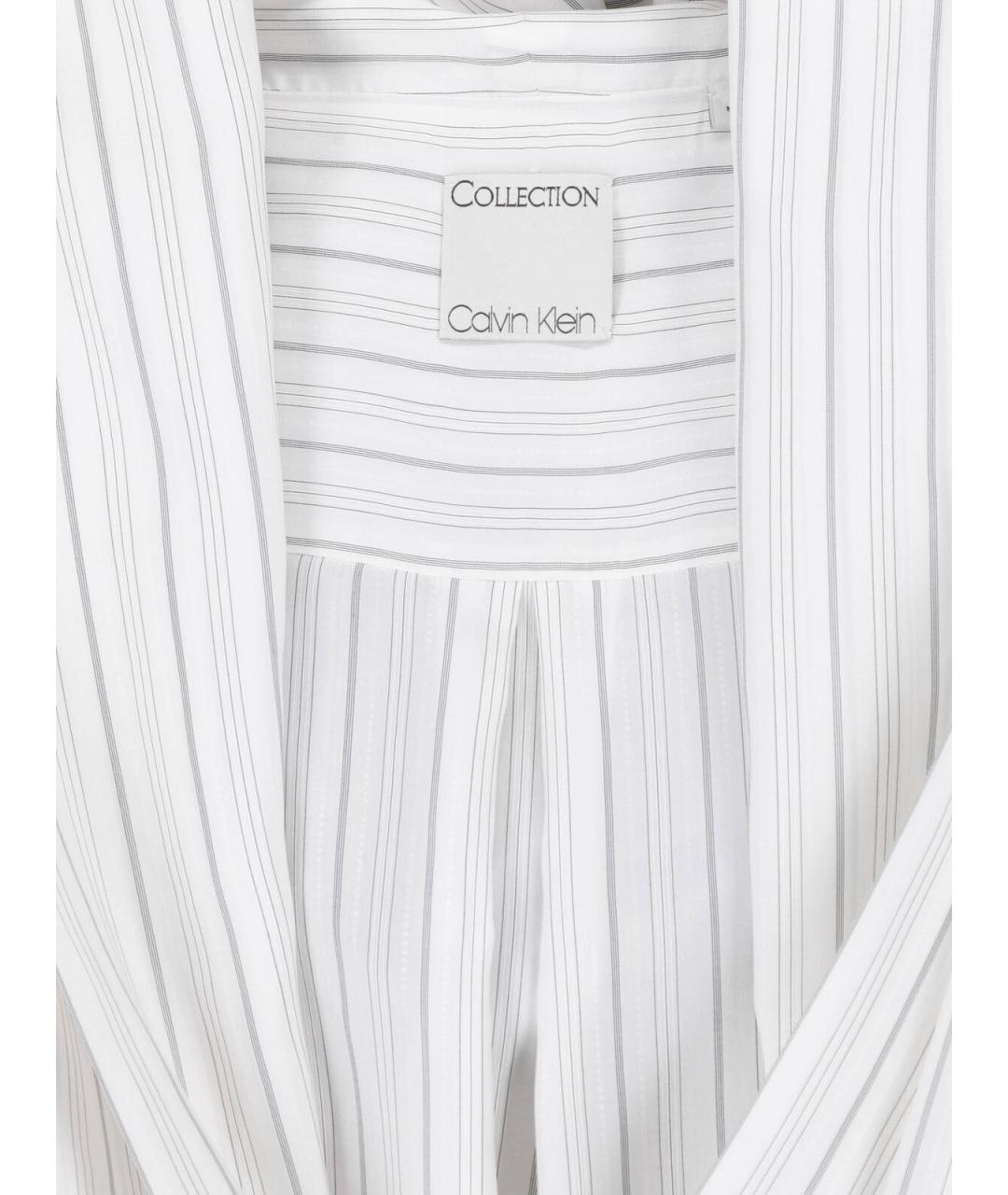 CALVIN KLEIN Белая шелковая блузы, фото 3
