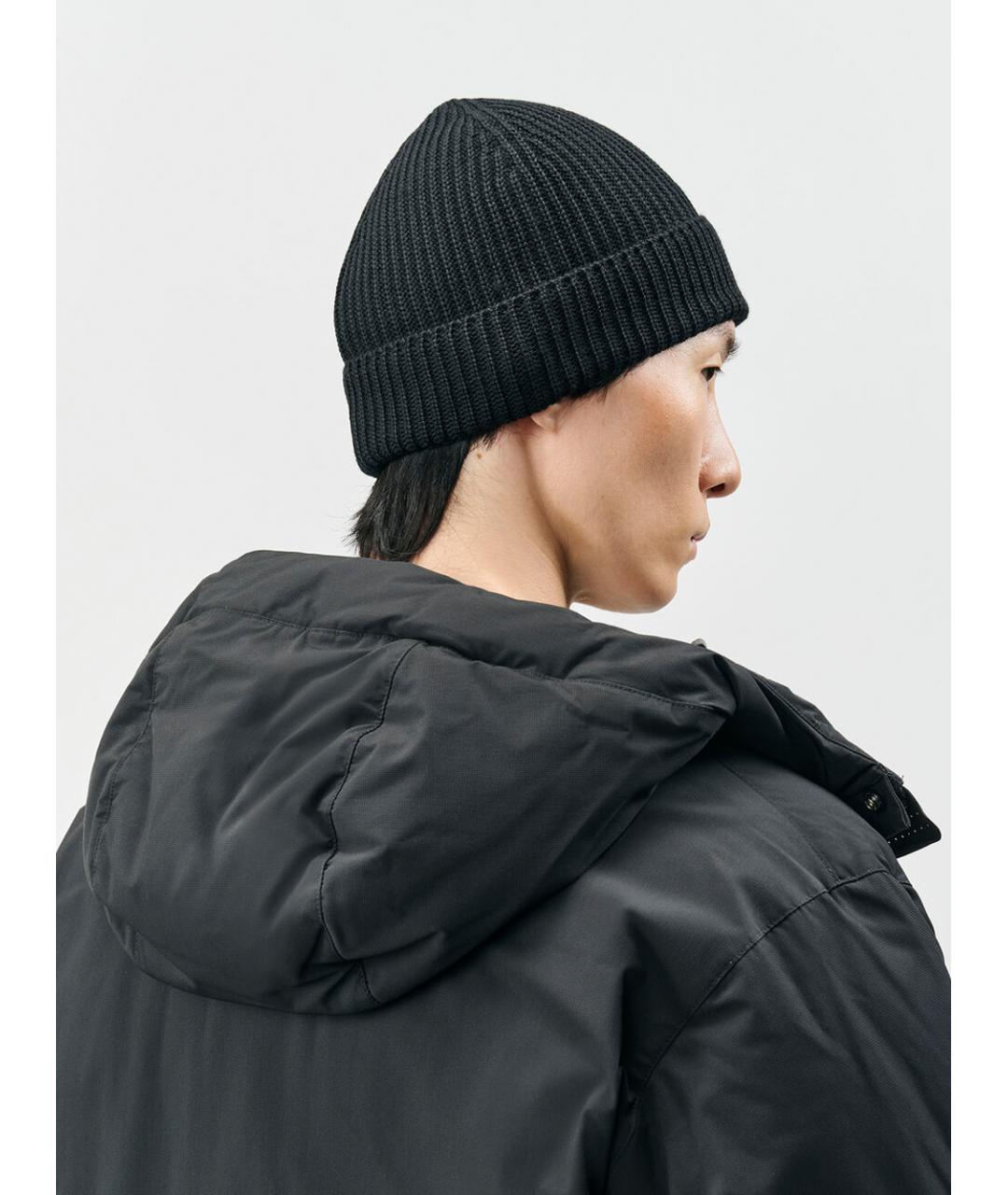 CP COMPANY Черная шерстяная шапка, фото 3