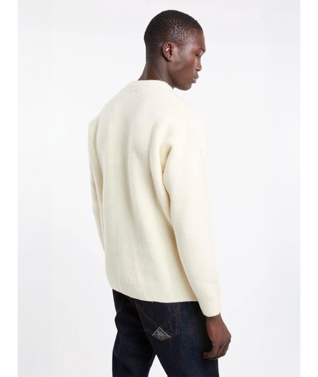 CP COMPANY Белый шерстяной джемпер / свитер, фото 3