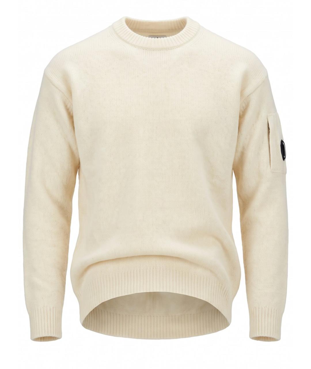 CP COMPANY Белый шерстяной джемпер / свитер, фото 1