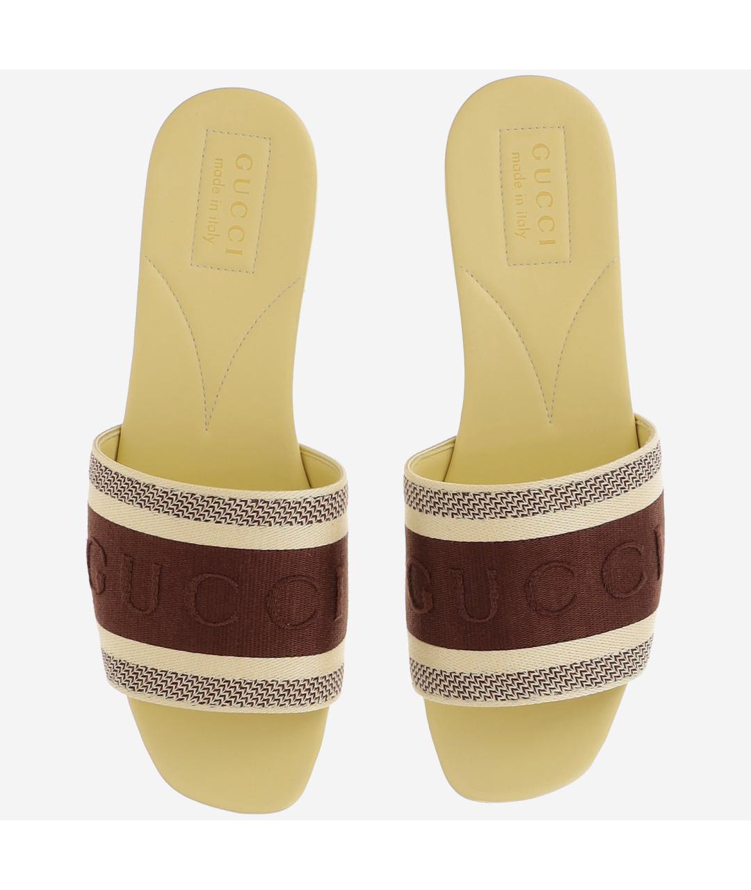 GUCCI Мульти текстильные сандалии, фото 2