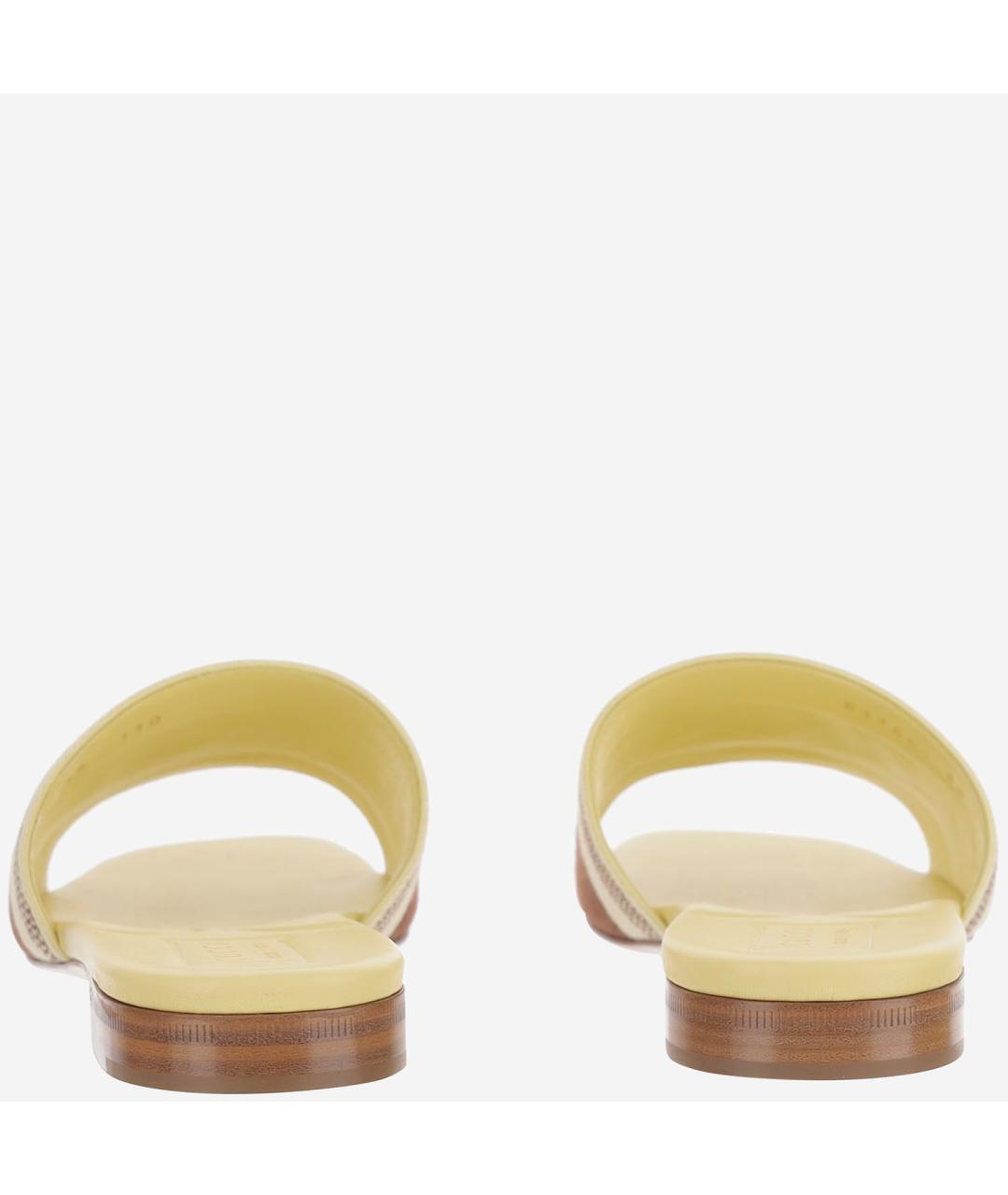 GUCCI Мульти текстильные сандалии, фото 4