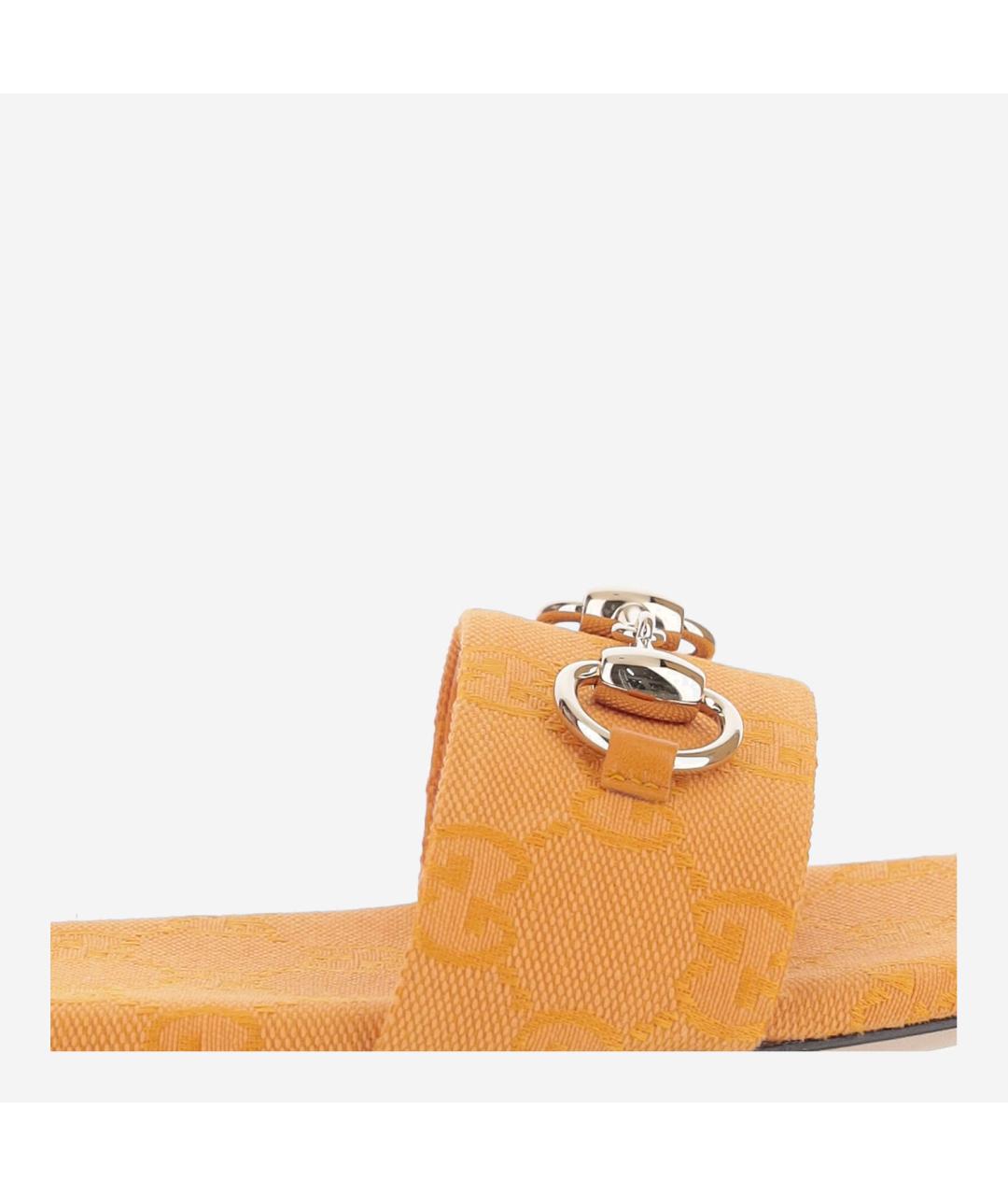 GUCCI Оранжевые сандалии, фото 5