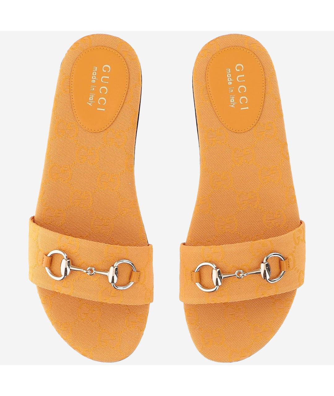 GUCCI Оранжевые сандалии, фото 2
