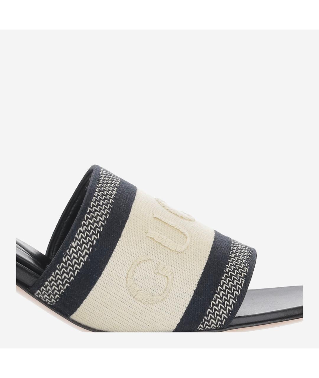 GUCCI Мульти текстильные сандалии, фото 4