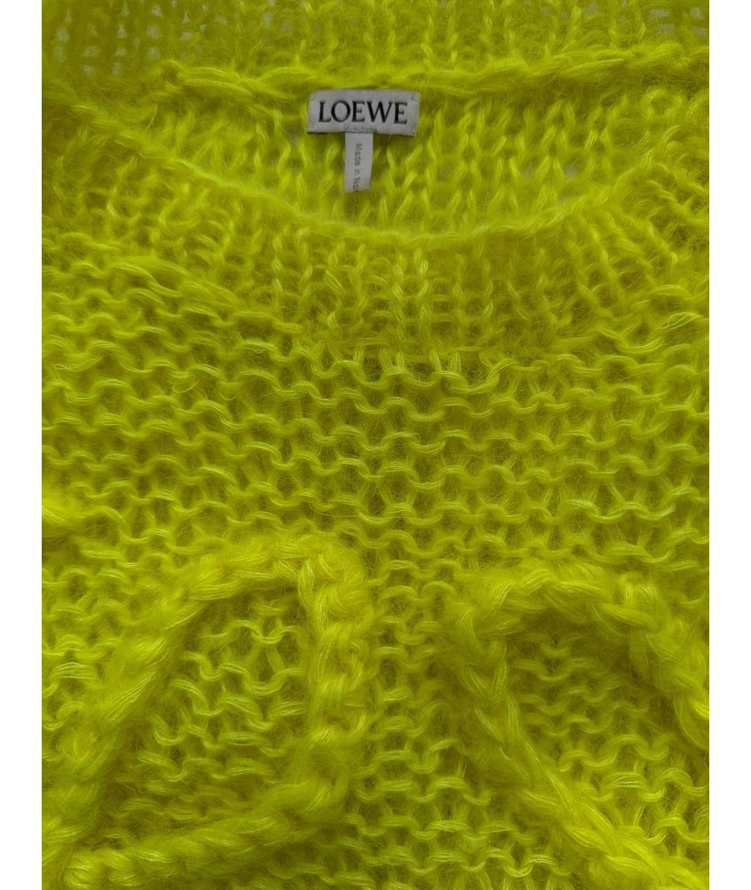 LOEWE Желтый джемпер / свитер, фото 3