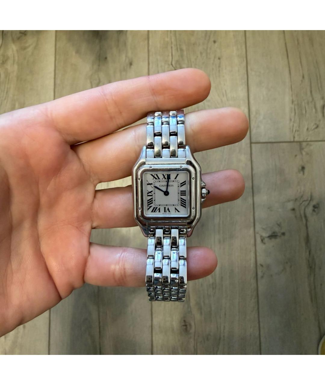 CARTIER Серебряные металлические часы, фото 6