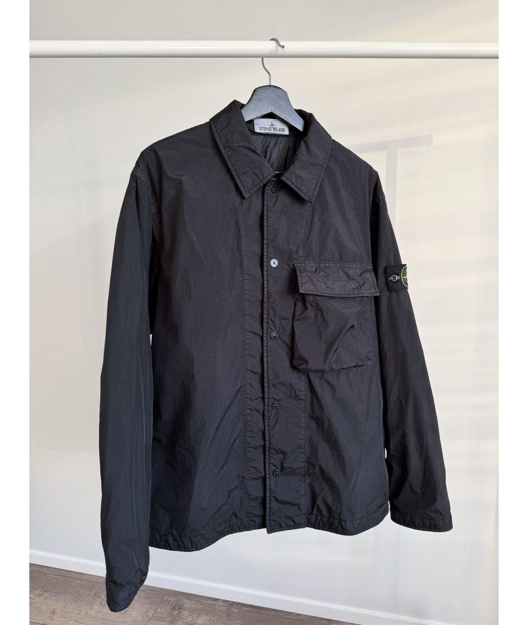 STONE ISLAND Черная куртка, фото 2