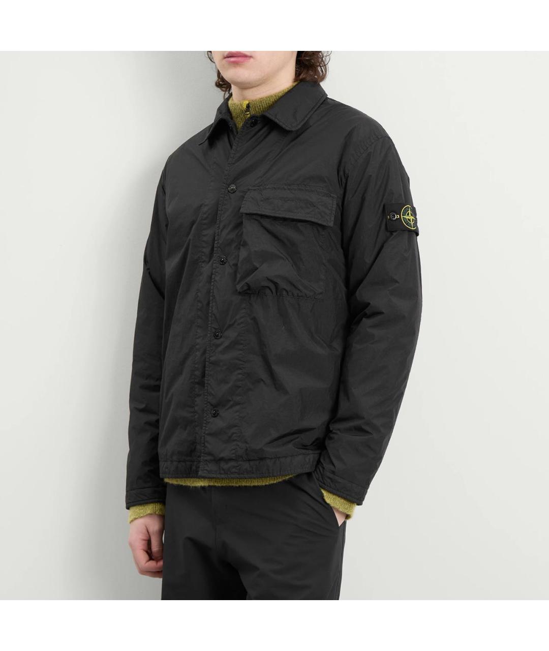 STONE ISLAND Черная куртка, фото 7