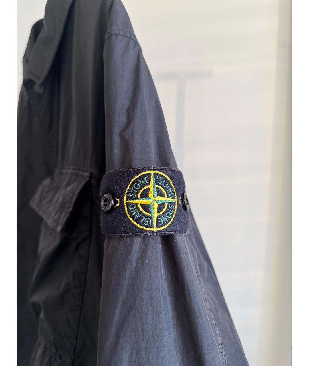 STONE ISLAND Черная куртка, фото 5