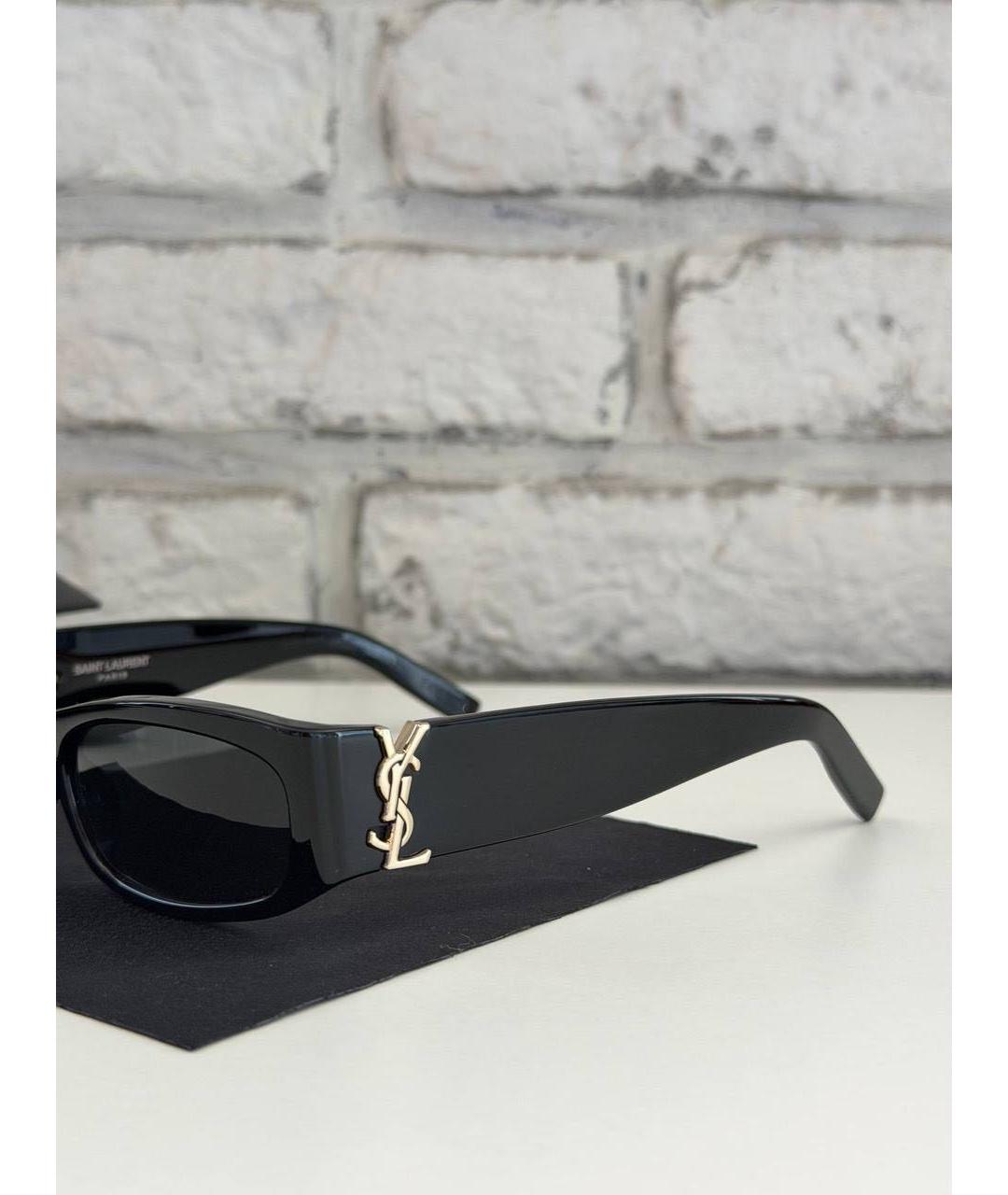 SAINT LAURENT Черные солнцезащитные очки, фото 3