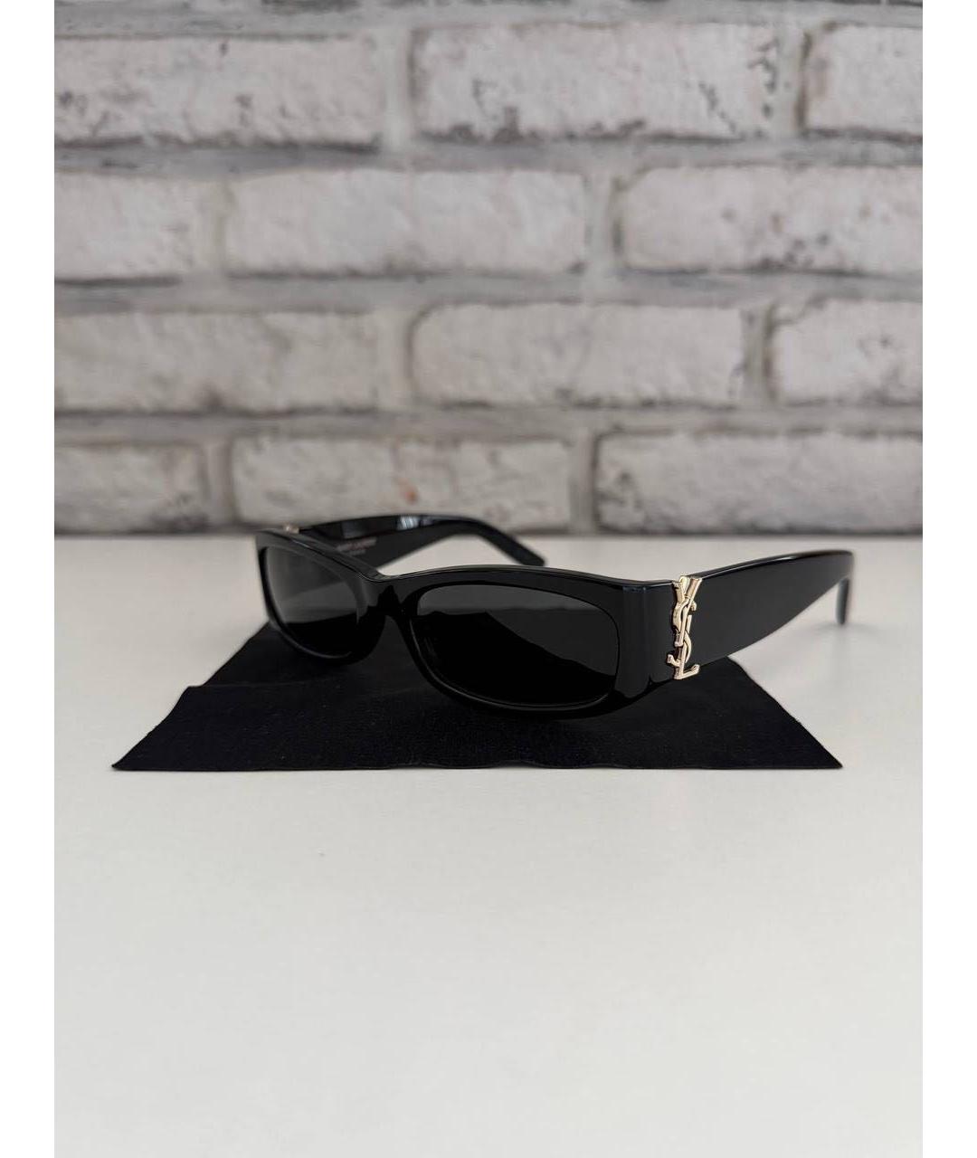 SAINT LAURENT Черные солнцезащитные очки, фото 2