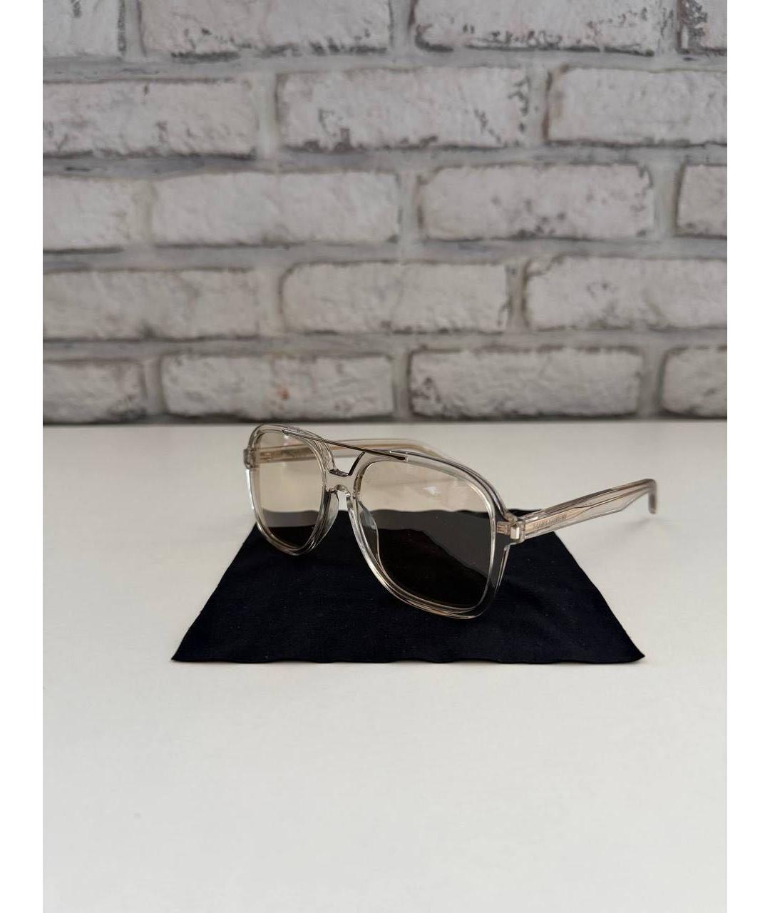 SAINT LAURENT Прозрачные солнцезащитные очки, фото 3