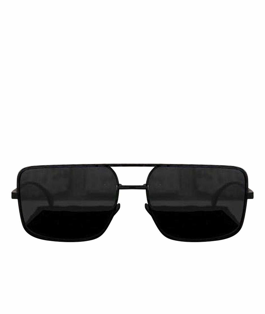 CHANEL Черные металлические солнцезащитные очки, фото 1