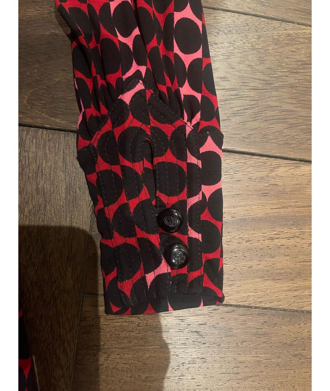 GUCCI Бордовое вискозное платье, фото 3