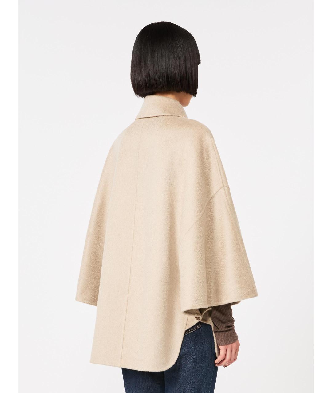 MAX MARA Бежевое кашемировое пальто, фото 3